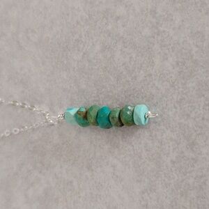 Sterling Silver Kingman Turquoise  Necklace